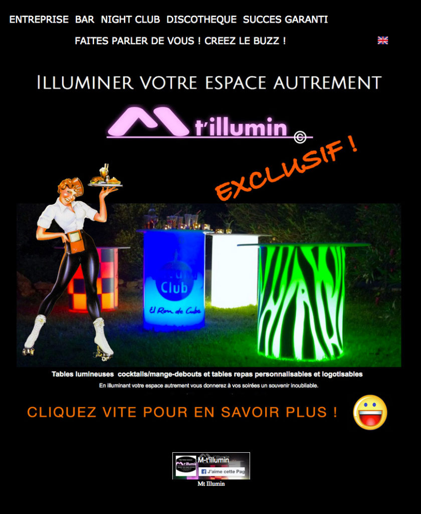 création site internet webmaster pour mobilier de bar restaurant © Hersey webmaster