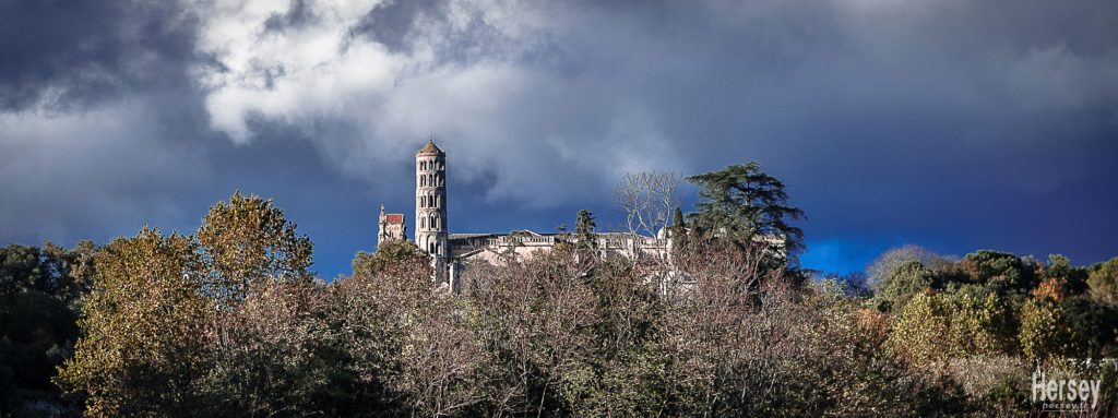 Cathédrale saint Theodorit et tour Fenestrelle Uzès Gard Sud de France Occitanie © Hersey Photographe Uzès