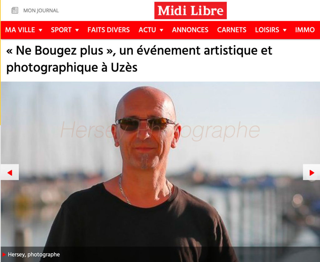 Article dans le Midi Libre édition d'Uzès