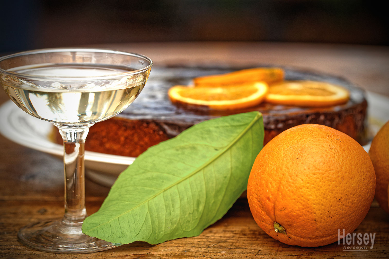 Gâteau aux oranges et au chocolat photographie culinaire © Hersey Photographe Nîmes