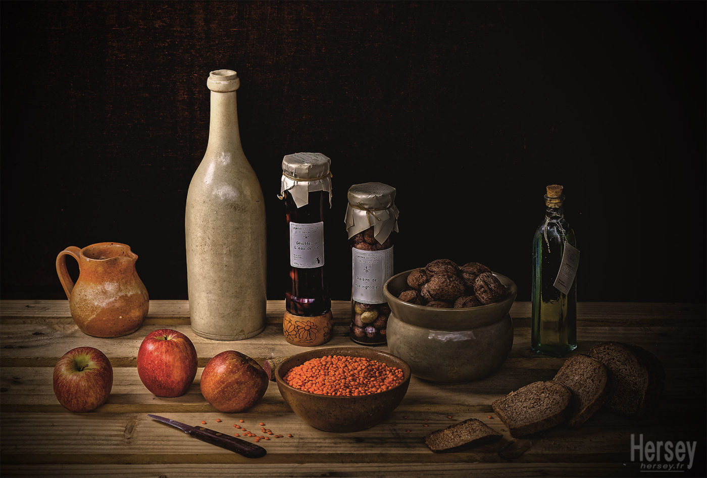 Nature morte avec fruits © Hersey Photographe