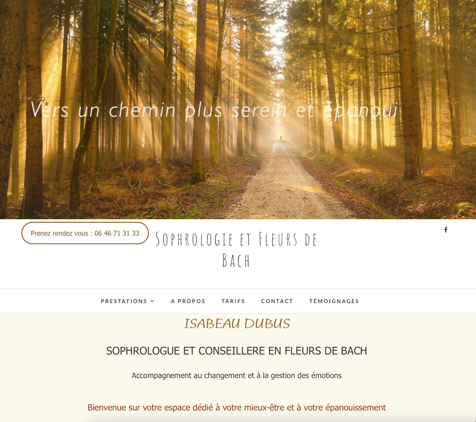 Création de site internet webmaster pour sophrologue © Hersey webmaster