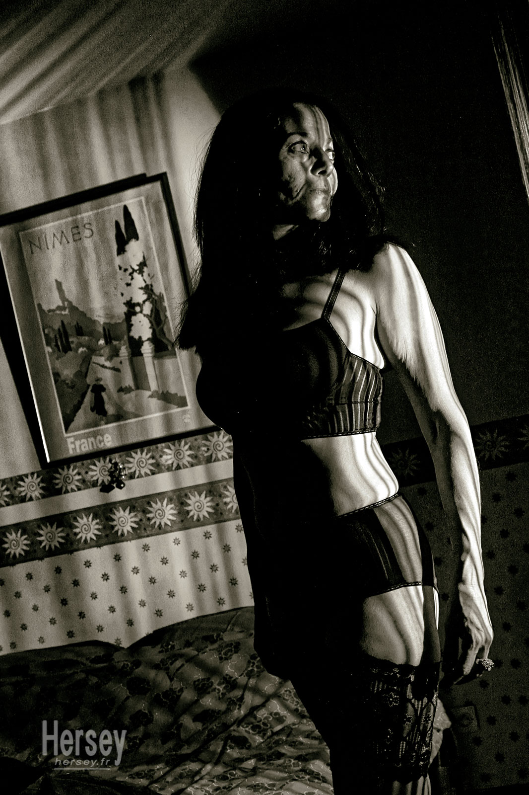 Photo boudoir et lingerie © Hersey Photographe Nîmes Gard